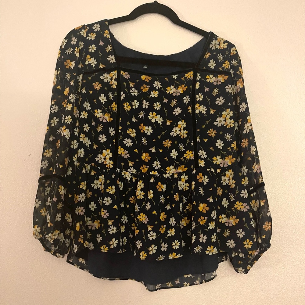 Madewell Floral Blouse
